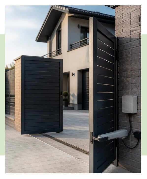 Распашные ворота с автоматикой в Сибае по цене от 87346 р. | ЗаборЭксеперт-Сба